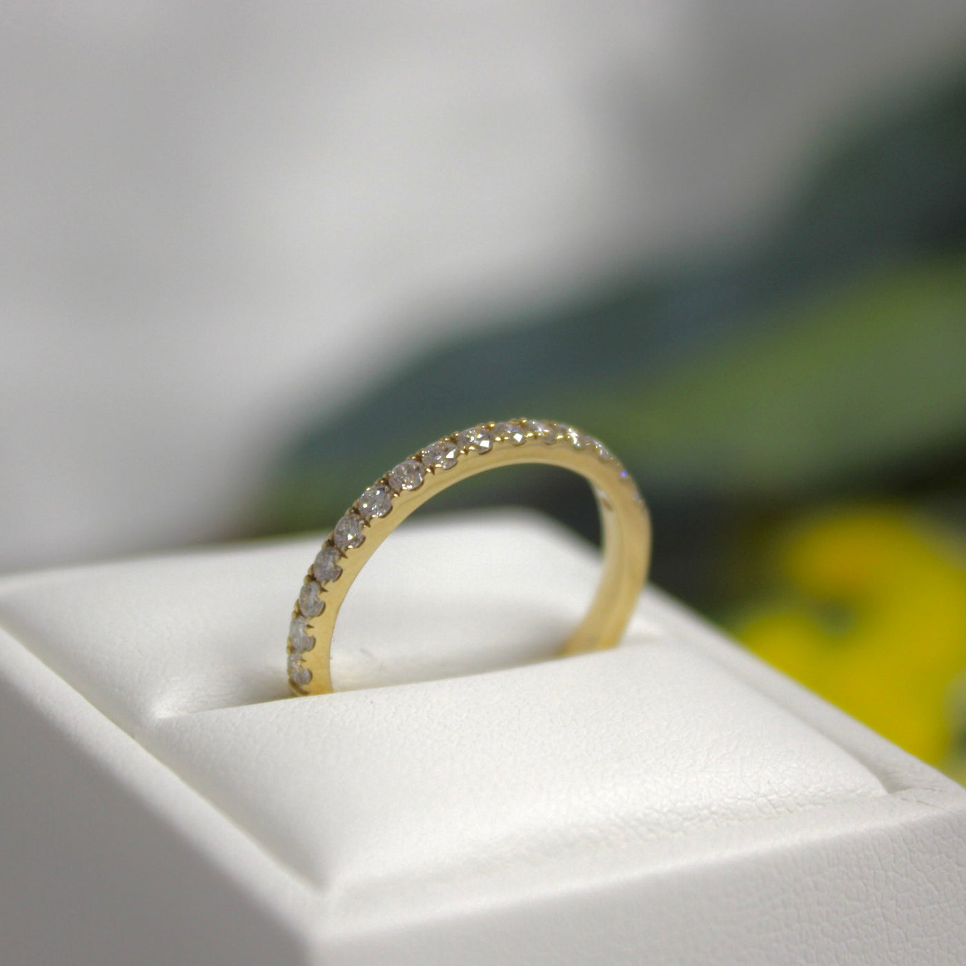 9ct Yellow Gold Lab Grown Diamond Micro Pave Wedder