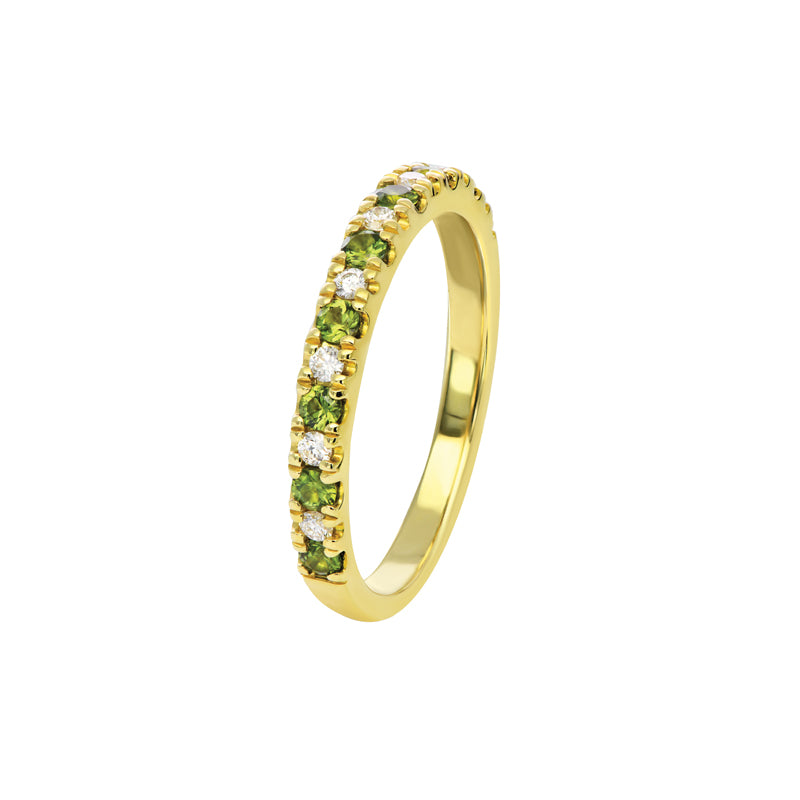 Kailani Green Australian Sapphire and Diamond Wedder