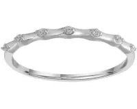 9ct White Gold Diamond Wedder