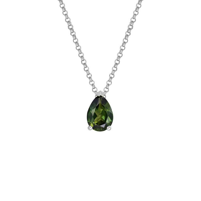 Maira Australian Green Sapphire Necklace