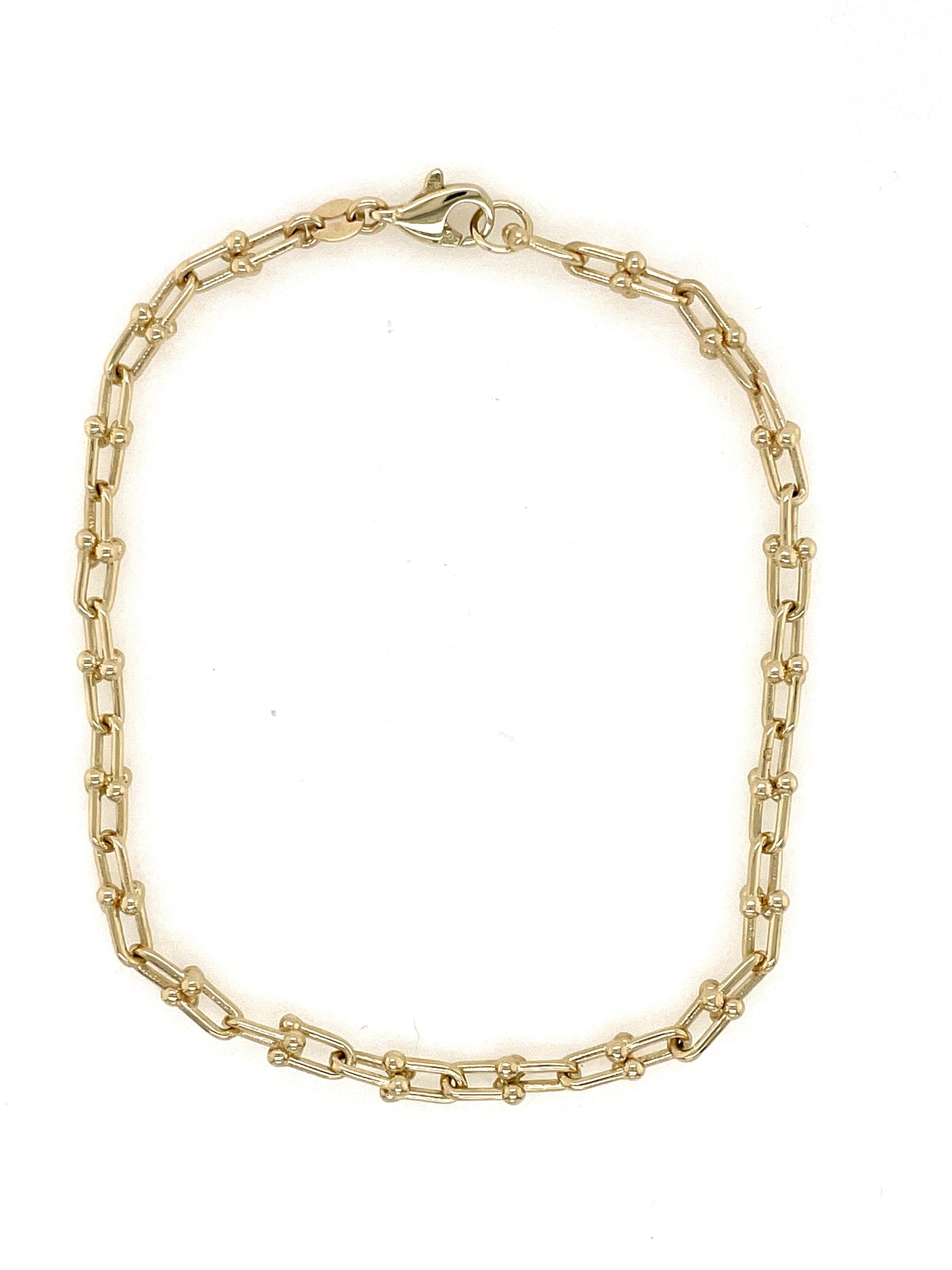 9ct Yellow Gold Fancy Link Bracelet