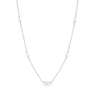 Elodie Oval 5mm FWP Chain Necklace