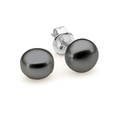 Ikecho Lava de Dyed Black 9mm FWP Button Studs