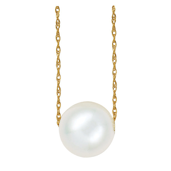 9ct Yellow Gold Freshwater Pearl 12-13mm Necklet