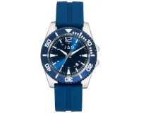 Jag Watch Newport Blue Face/Dial 44mm Blue Silicone Strap