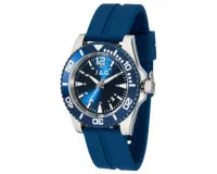 Jag Watch Newport Blue Face/Dial 44mm Blue Silicone Strap