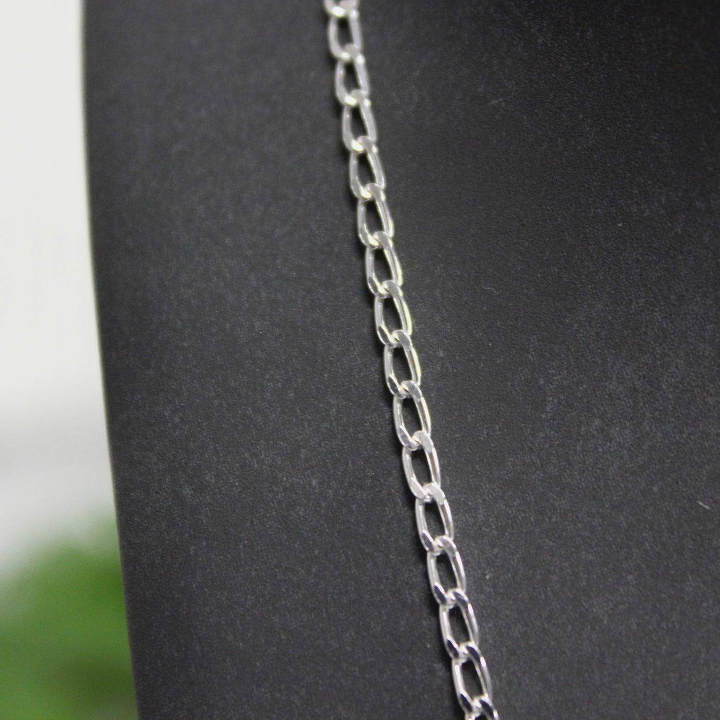 Sterling Silver 2mm Long Curb Chain Necklace