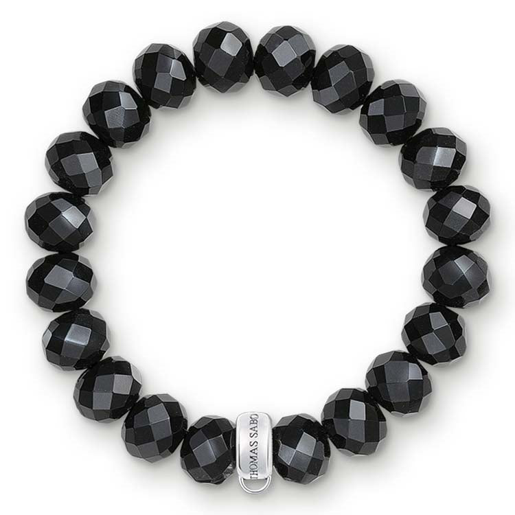 Thomas Sabo BLACK OBSIDIAN BRACELET 19cm