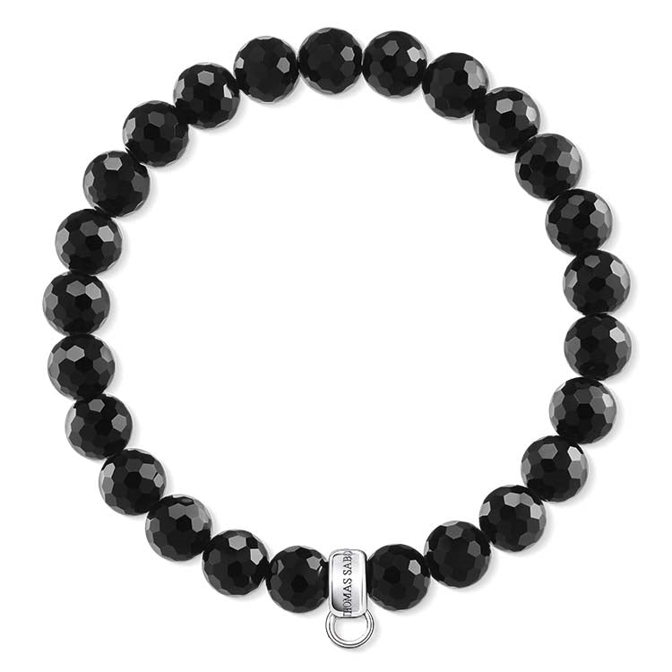 Thomas Sabo BLACK OBSIDIAN BRACELET 16.5cm