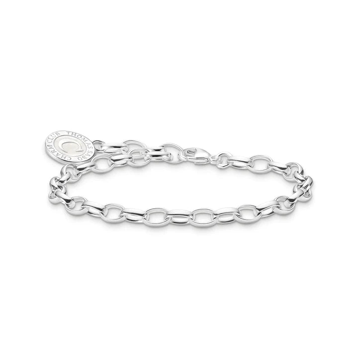 Thomas Sabo Charmista Silver Belcher Bracelet 17cm