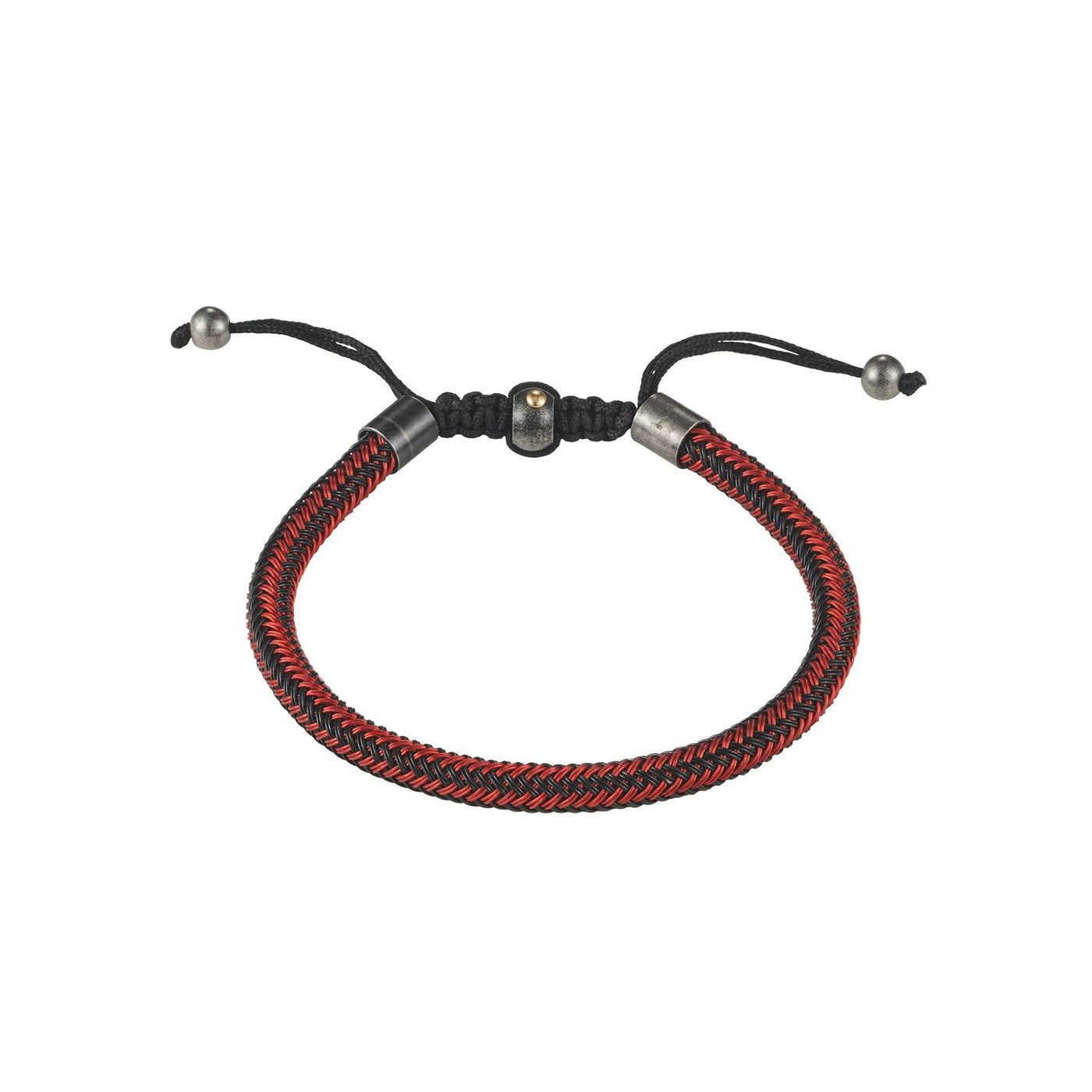 S/S Red Cord Macrame Bracelet