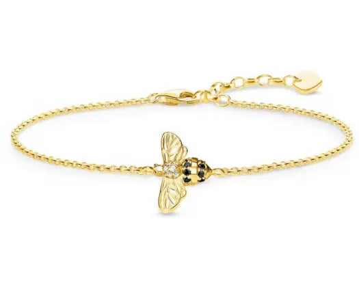 Thomas Sabo Bee Bracelet 16-19cm Gold Plated