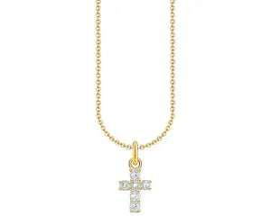 Charmista Cable Link Chain with CZ Cross GP