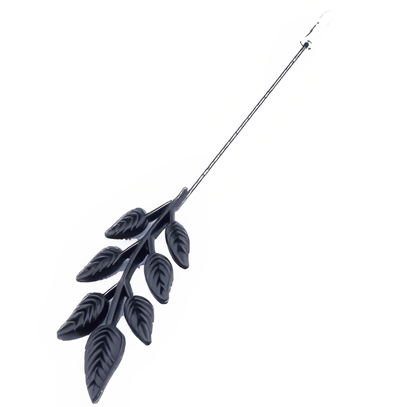 Gun Metal Leaf Lapel Pin