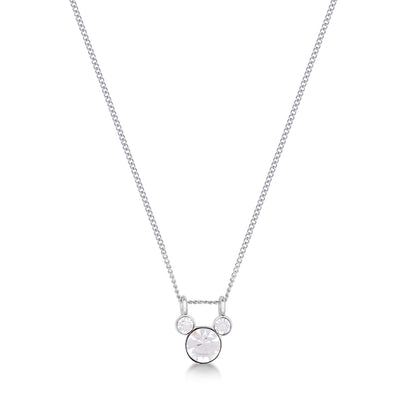 Disney Mickey Mouse Birthstone Necklace April