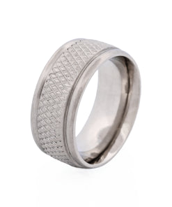 Stainless Steel Pattern Ring