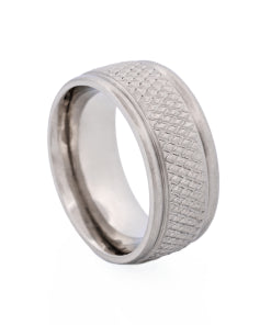 Stainless Steel Pattern Ring