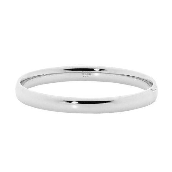 8mm Wide Plain Bangle