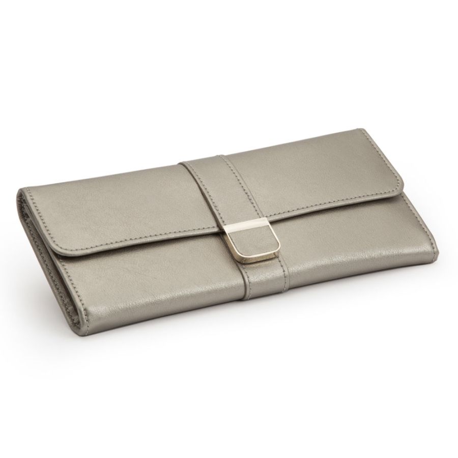 Palermo Jewellery Roll Pewter LusterLoc™ Anti-tarnish Lining