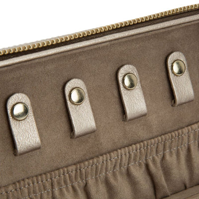 Palermo Jewellery Zip Case Pewter LusterLoc™ Anti-tarnish Lining