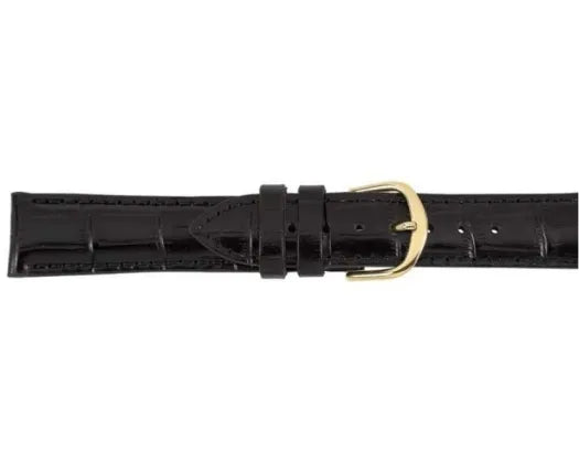 Watchband Dark Brown Florence Calf Leather Strap14mm