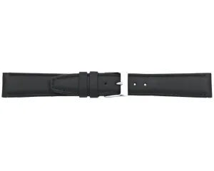 Watchband Black Florence Calf Leather Strap 22mm