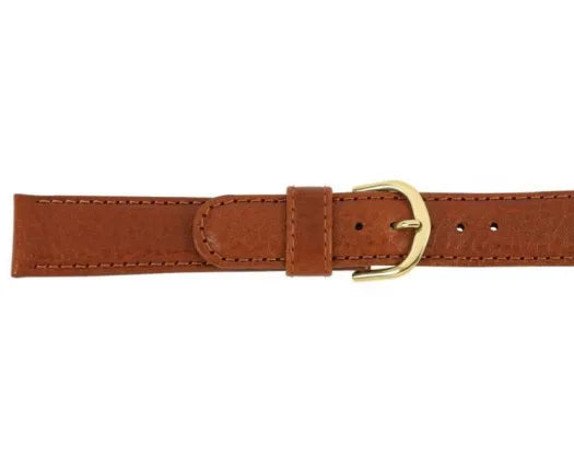 Watchband Brown Tan Calf Leather Strap 8mm